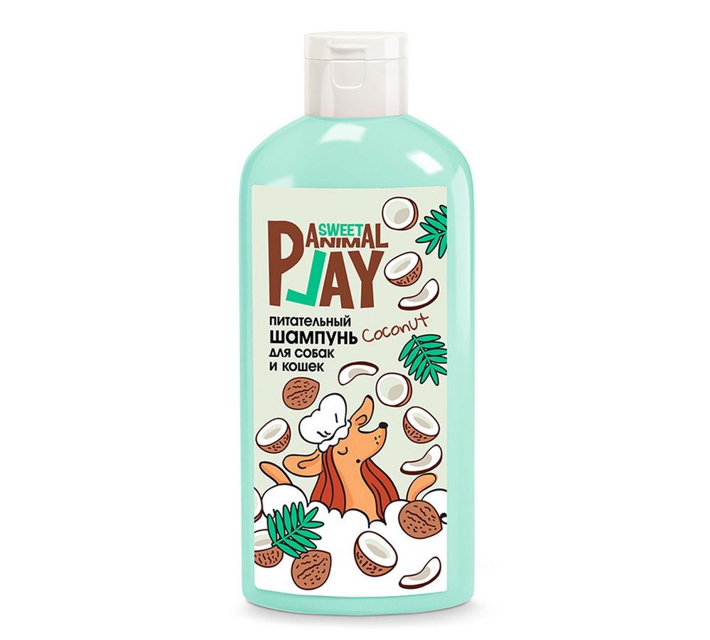AP05-00930 Animal Play Sweet Шампунь Взрывной кокос Питательный для собак и кошек 300мл AP05-00930 Animal Play Sweet Шампунь Взрывной кокос Питательный для собак и кошек 300мл — изображение 1