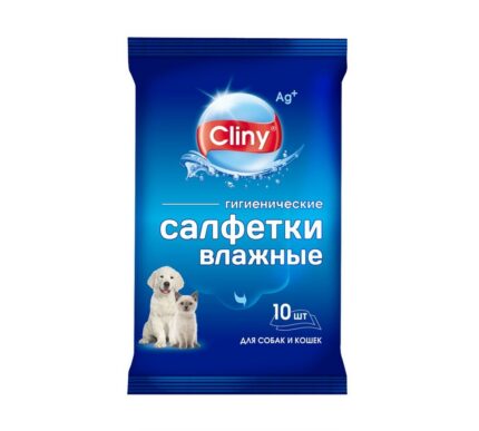 K101  Cliny Влажные гигиенические салфетки, 10 шт.