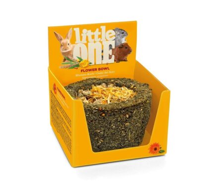Little One Лукошко цветочное. Лакомство - игрушка для всех видов грызунов,  120 г