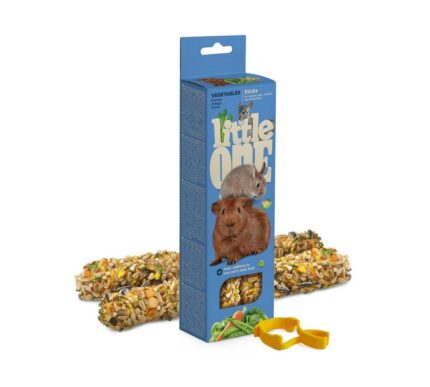 Little One Палочки для морских свинок , кроликов и шиншилл с овощами, 2х60г