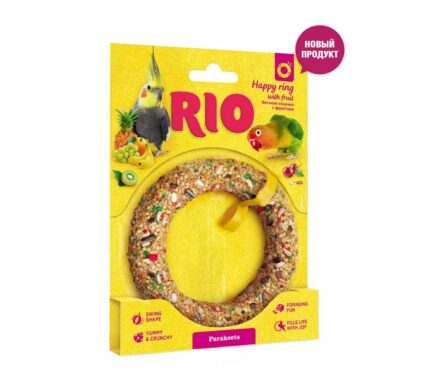 RIO Веселое колечко для средних попугаев. Лакомство-игрушка для средних попугаев