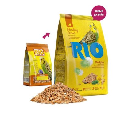 RIO Корм для волнистых попугайчиков, линька, 20 кг