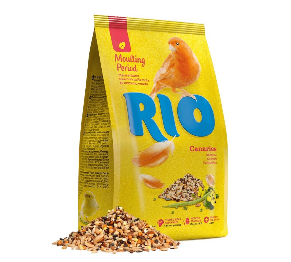 RIO Корм для канареек в период линьки, 500 г RIO Корм для канареек в период линьки, 500 г — изображение 1