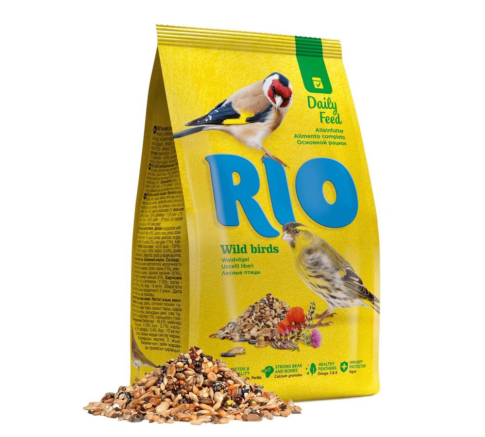 RIO Корм для лесных птиц, пакет 500 г RIO Корм для лесных птиц, пакет 500 г — изображение 1