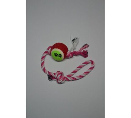 TYB17 Papa&Mama Pet Игрушка для собак Мяч с канатом 35см