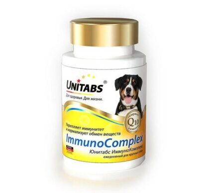 U205 UT ImmunoComplex с Q10 для круп собак, 100 таб.