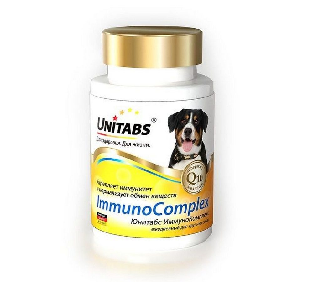 U205 UT ImmunoComplex с Q10 для круп собак, 100 таб. U205 UT ImmunoComplex с Q10 для круп собак, 100 таб. - Image 1