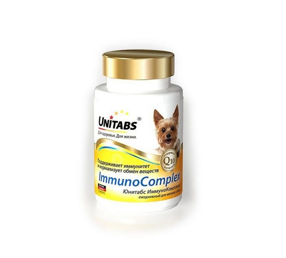 U206 UT ImmunoComplex с Q10 для мелк собак, 100 таб. U206 UT ImmunoComplex с Q10 для мелк собак, 100 таб. - Image 1