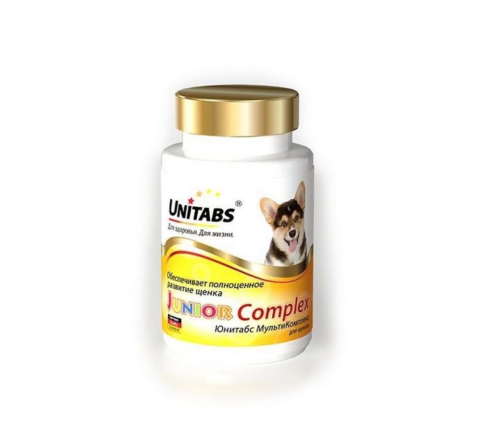 U207 UT JuniorComplex c B9 для щенков, 100 таб. U207 UT JuniorComplex c B9 для щенков, 100 таб. — изображение 1
