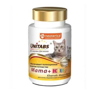 U304 UT Mama+Kitty с B9 для кошек и котят, 120 таб.