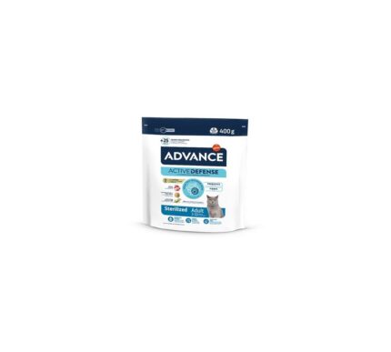 Advance 0,4кг Sterilized Сухой корм для стерилизованных кошек и кастрированных котов с индейкой