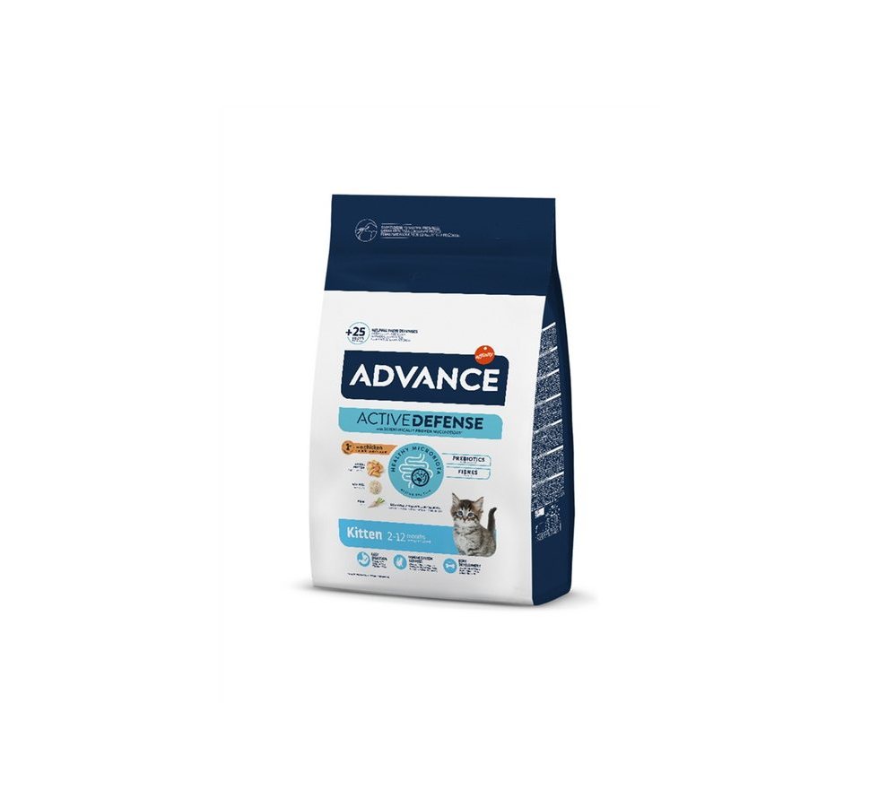 Advance 1,5кг Kitten Сухой корм для котят от 2 до 12 мес, курица и рис Advance 1,5кг Kitten Сухой корм для котят от 2 до 12 мес, курица и рис - Image 1