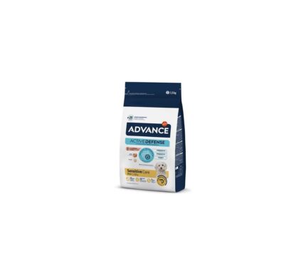 Advance 1,5кг Mini Sensitiv Сухой корм для собак мал пор с чувствительным пищеварением, лосось и рис