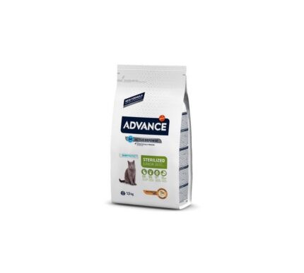 Advance 1,5кг Young Sterilized Сухой корм для стерилизованных кошек до 3 лет с курицей и рисом