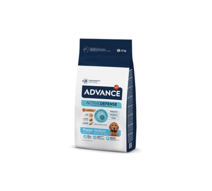Advance 12 кг Puppy Protect Medium Сухой корм для щенков средних пород с курицей и рисом
