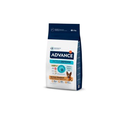 Advance 12кг Maxi German Shepherd Сухой корм для немецких овчарок, индейка и рис
