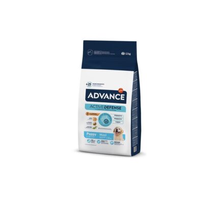 Advance 12кг Puppy Protect Maxi Сухой корм для щенков крупных пород от 2 до 12 мес с курицей и рисом