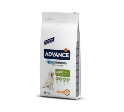 Advance 14кг Maxi Junior Сухой корм для щенков  крупных пород 12-24 мес с курицей и рисом