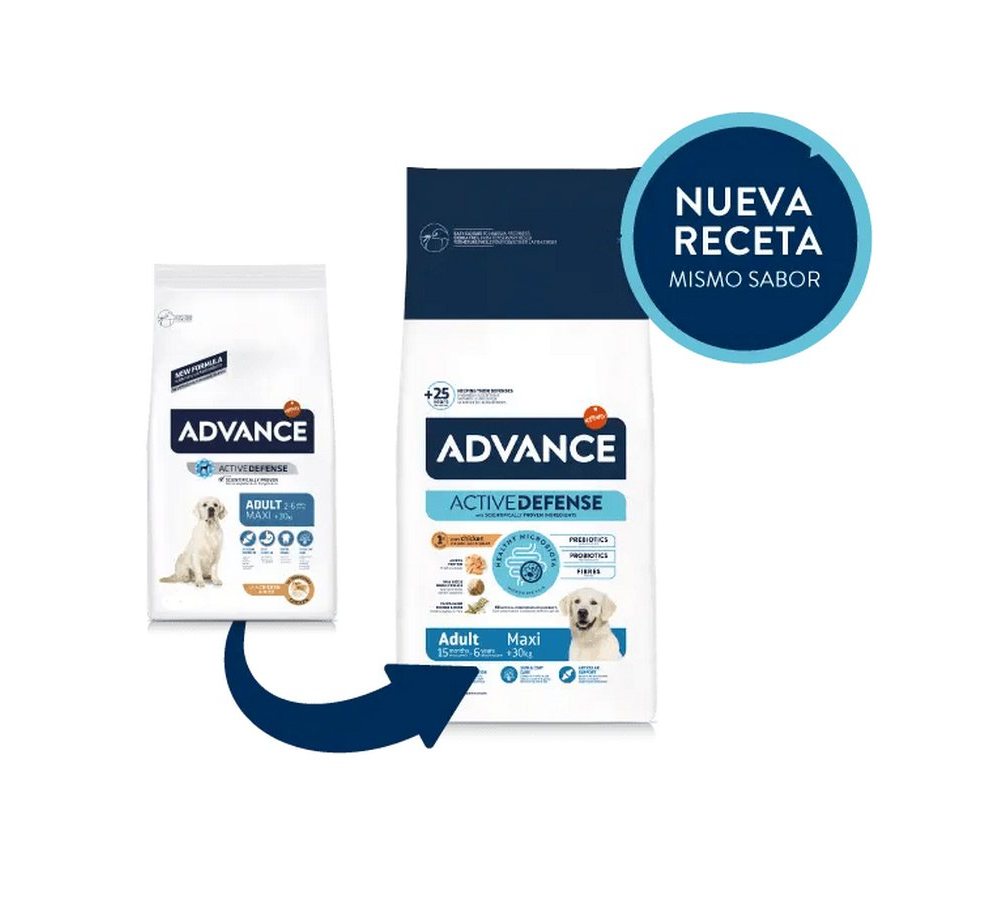 Advance 18кг Adult Maxi Сухой корм для взрослых собак крупных пород с курицей и рисом Advance 18кг Adult Maxi Сухой корм для взрослых собак крупных пород с курицей и рисом - Image 1