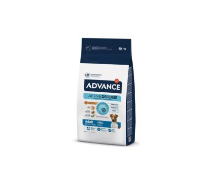 Advance 7,0кг Mini Adult Сухой корм для взрослых собак миниатюрных пород c курицей и рисом