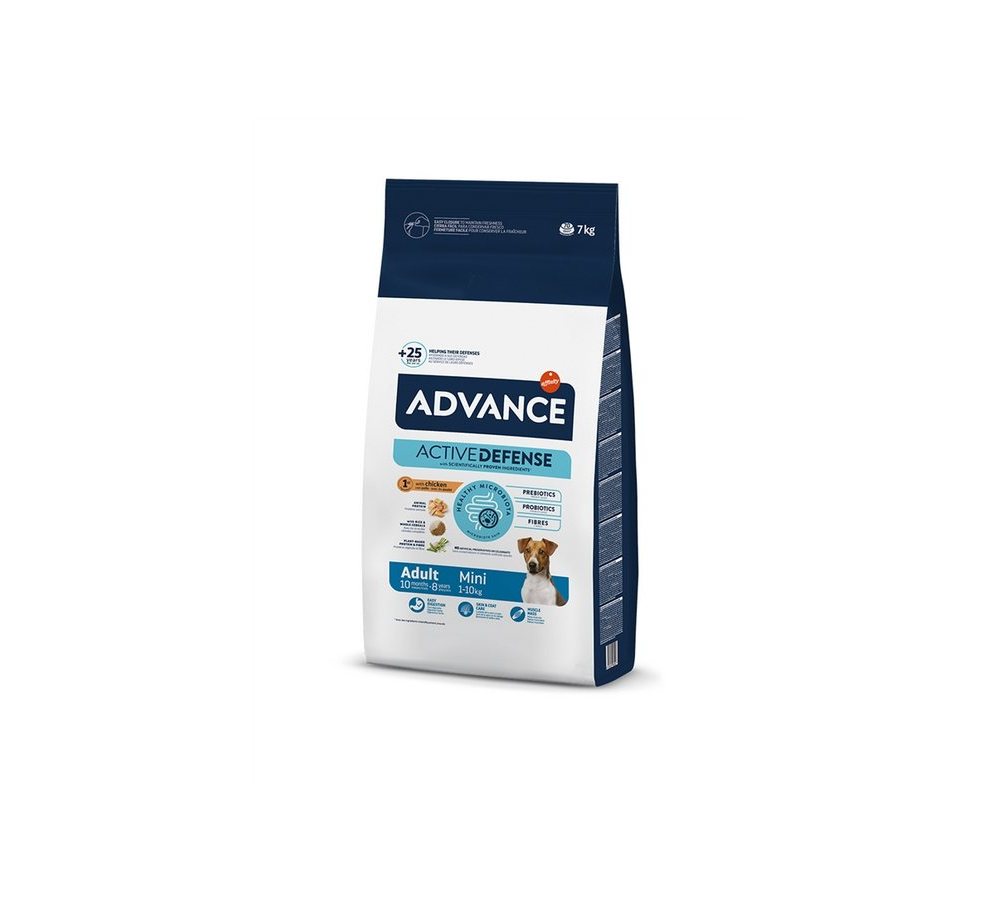 Advance 7,0кг Mini Adult Сухой корм для взрослых собак миниатюрных пород c курицей и рисом Advance 7,0кг Mini Adult Сухой корм для взрослых собак миниатюрных пород c курицей и рисом - Image 1