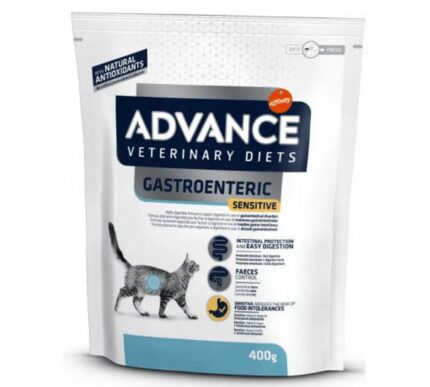 Advance VetDiet 0,4кг GASTRO SENSITIVE Сухой корм для кошек с проблемами ЖКТ, индейка