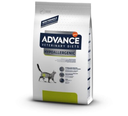 Advance VetDiet 1,25кг HYPOALLERGENIC Сухой корм для кошек с проблемами ЖКТ и аллергией