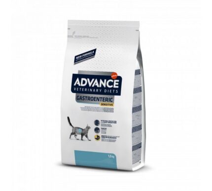 Advance VetDiet 1,5кг GASTRO SENSITIVE Сухой корм для кошек с проблемами ЖКТ, индейка