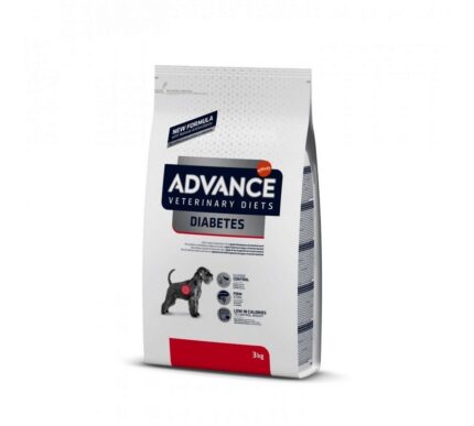 Advance VetDiet 12кг DIABETES Сухой корм для собак больных диабетом, колитом, запор и пролем. ЖКТ