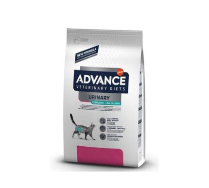 Advance VetDiet 2,5 кг URINARY LOW Сухой низкокалорийный корм для кошек при мочекаменной болезни