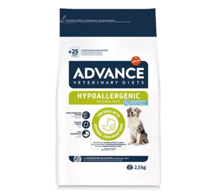 Advance VetDiet 2,5кг HYPOALLERGENIC(д/соб с пробл.ЖКТ и пищ.аллер.) для щенков и взр.собак