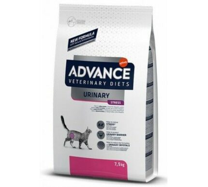 Advance VetDiet 7,5 кг  URINARY STRESS Сухой корм для кошек при мочек. болезн. вызванных стрессом
