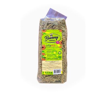 Bunny сено луговое с календулой 500 г. (15 л.)
