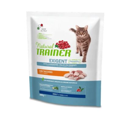 NT 0,3кг Exigent Adult Корм сухой для привередливых кошек со свежим белым мясом