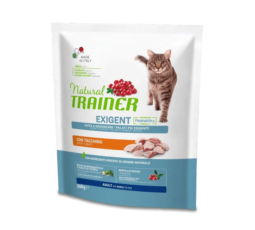NT 0,3кг Exigent Adult Корм сухой для привередливых кошек со свежим белым мясом NT 0,3кг Exigent Adult Корм сухой для привередливых кошек со свежим белым мясом - Image 1