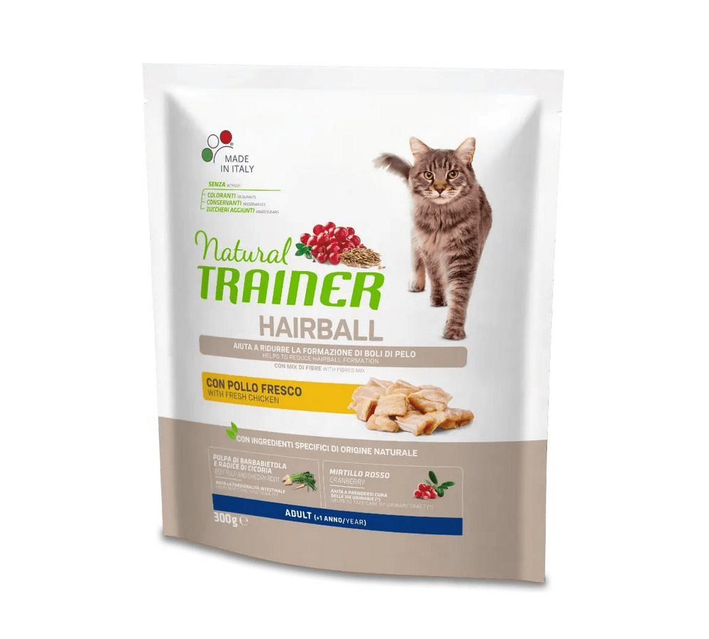 NT 0,3кг Hairball Adult Корм сухой для кошек с курицей NT 0,3кг Hairball Adult Корм сухой для кошек с курицей - Image 1
