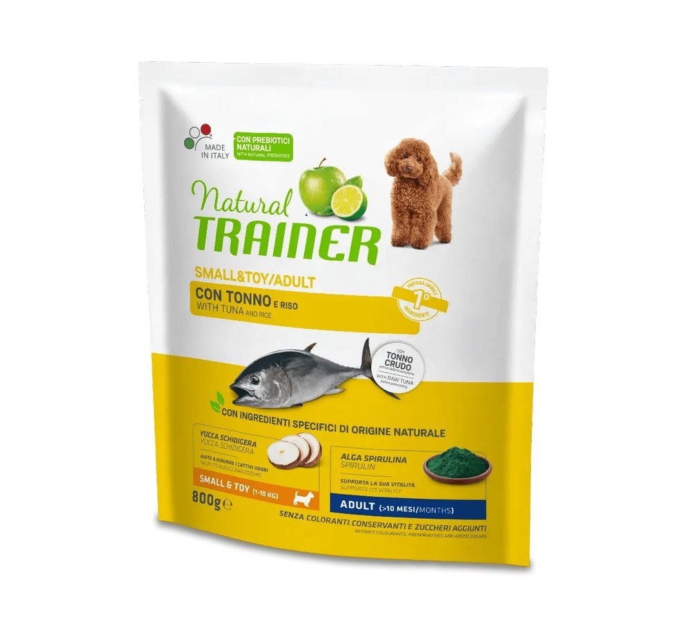 NT 0,8кг REGULAR MINI SMALL&TOY ADULTКорм сухой для собак мелких пород с тунцом, юккой и спирулиной NT 0,8кг REGULAR MINI SMALL&TOY ADULTКорм сухой для собак мелких пород с тунцом, юккой и спирулиной - Image 1