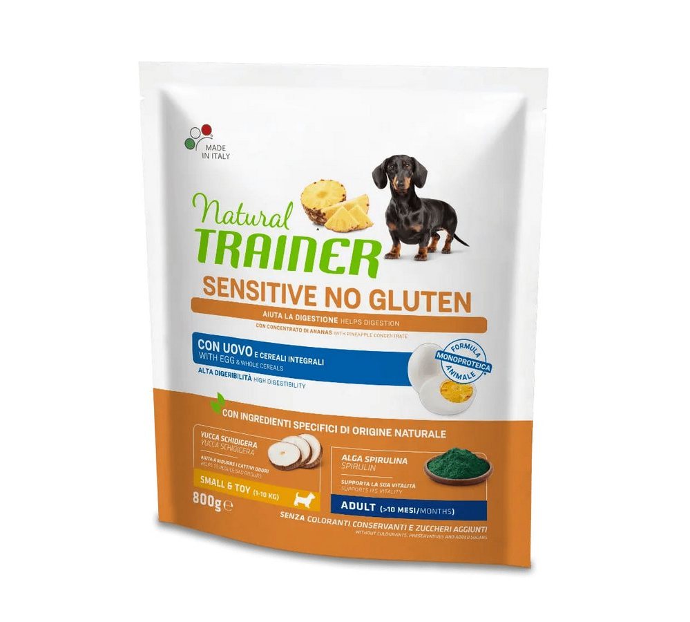 NT 0,8кг Sensitive Mini Корм сух. для собак мелких и миниат.пород NO GLUTEN с чувств пищев с яйцом NT 0,8кг Sensitive Mini Корм сух. для собак мелких и миниат.пород NO GLUTEN с чувств пищев с яйцом - Image 1