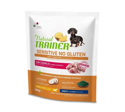 NT 0,8кг Sensitive Mini Корм сух. для собак мелких и миниат.пород NO GLUTEN с чувств пищев, кролик