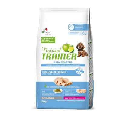 NT 1,5кг Baby Starter All Size Первый прикорм для щенков из свежей курицы с дрожжевыми нуклеотидами