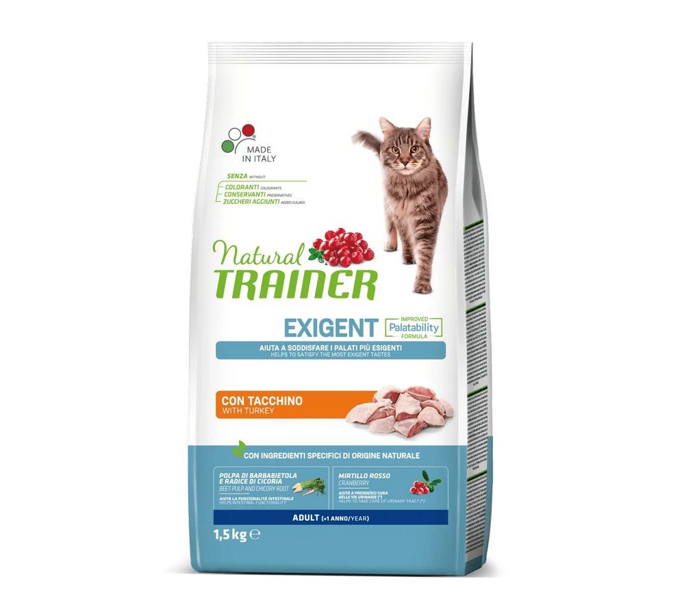 NT 1,5кг Exigent Adult Корм сухой для привередливых кошек со свежим белым мясом NT 1,5кг Exigent Adult Корм сухой для привередливых кошек со свежим белым мясом — изображение 1