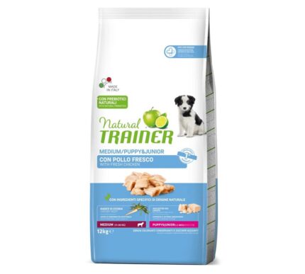 NT 12,0кг Medium Puppy and Junior Корм сухой для щенков средних пород из свежей курицы