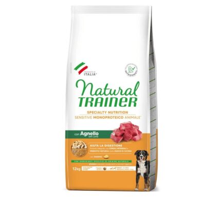 NT 12,0кг Sensitive Medium&Maxi Adult Корм сух.для соб.средн. пор. NO GLUTEN с чувств пищев.,ягненок