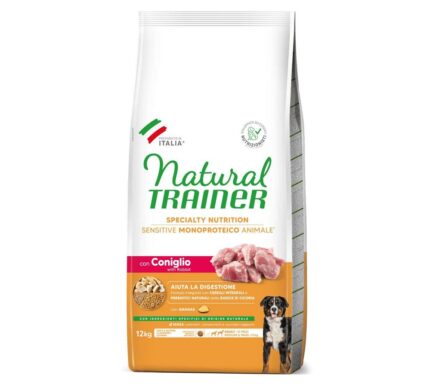 NT 12,0кг Sensitive Medium&Maxi Adult Корм сухой для собак средних и крупных NO GLUTEN, кролик