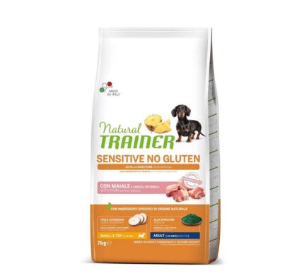 NT 7,0кг Sensitive Small&Toy Корм сухой  для собак мелких пород NO GRAIN, свинина, юкка  и спирулина