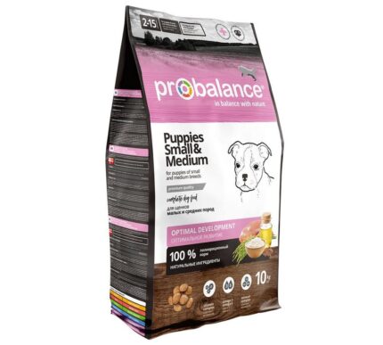 ProBalance 10кг Immuno Puppies Small&Medium корм д/щенков малых и сред пород