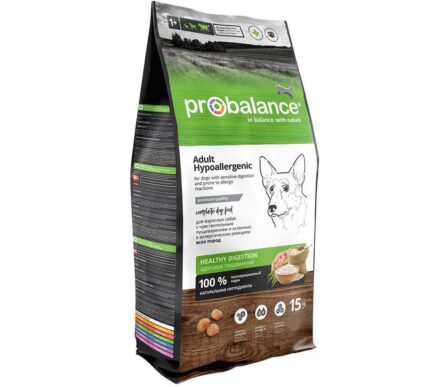 ProBalance 15кг Hypoallergenic (чувст пищев) корм д/взр собак всех пород