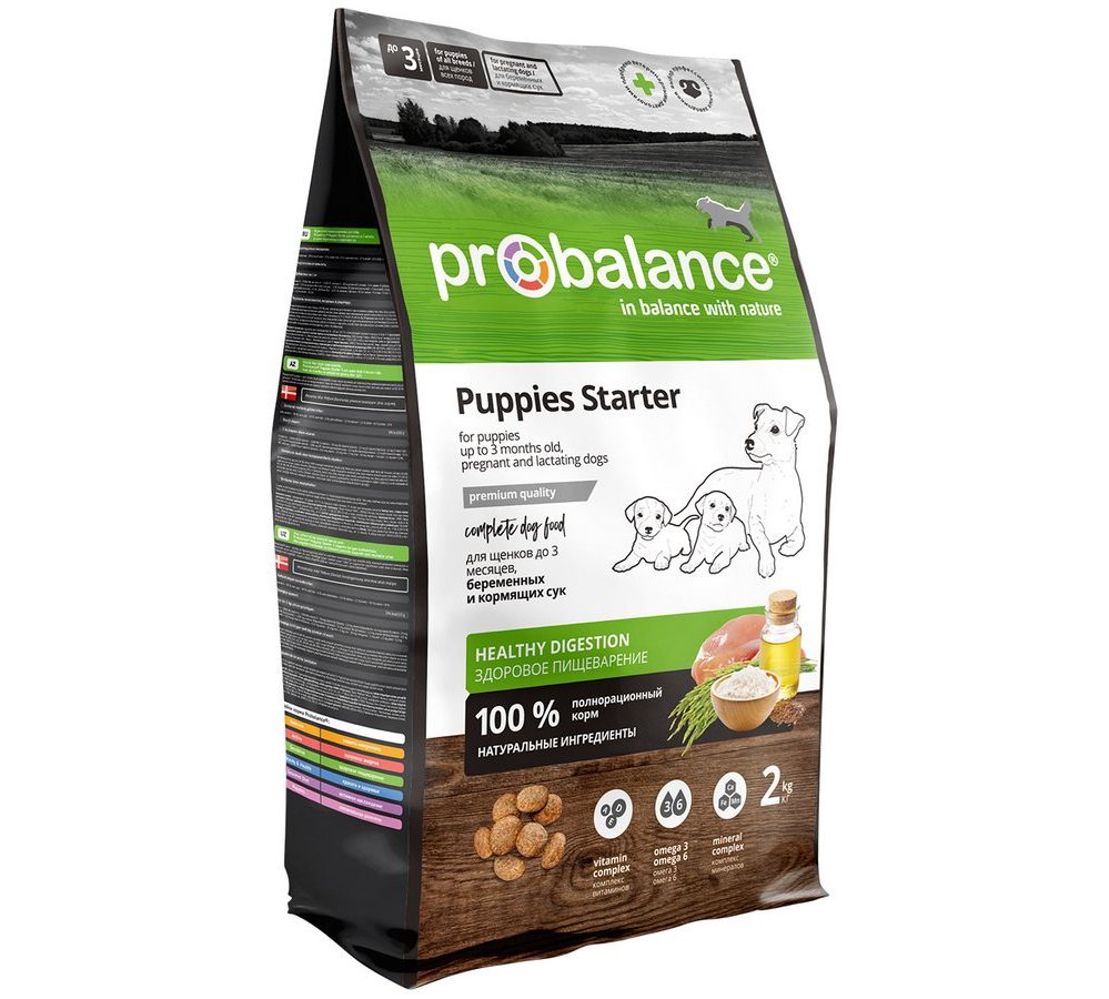ProBalance 2 кг Starter Корм сухой для щенков до 3-х мес. и собак в период беременности и лактации ProBalance 2 кг Starter Корм сухой для щенков до 3-х мес. и собак в период беременности и лактации - Image 1