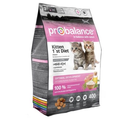 ProBalance 400 гр 1'st Diet Корм сухой  д/котят c цыпленком