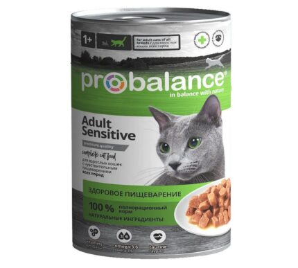 ProBalance 415г Sensitive корм конс д/кош с чувствительным пищеварением